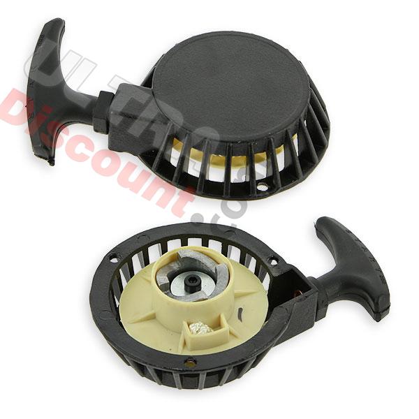 Aluminum Recoil Starter Graphite Black (type B), Pocket Quad Spare Parts