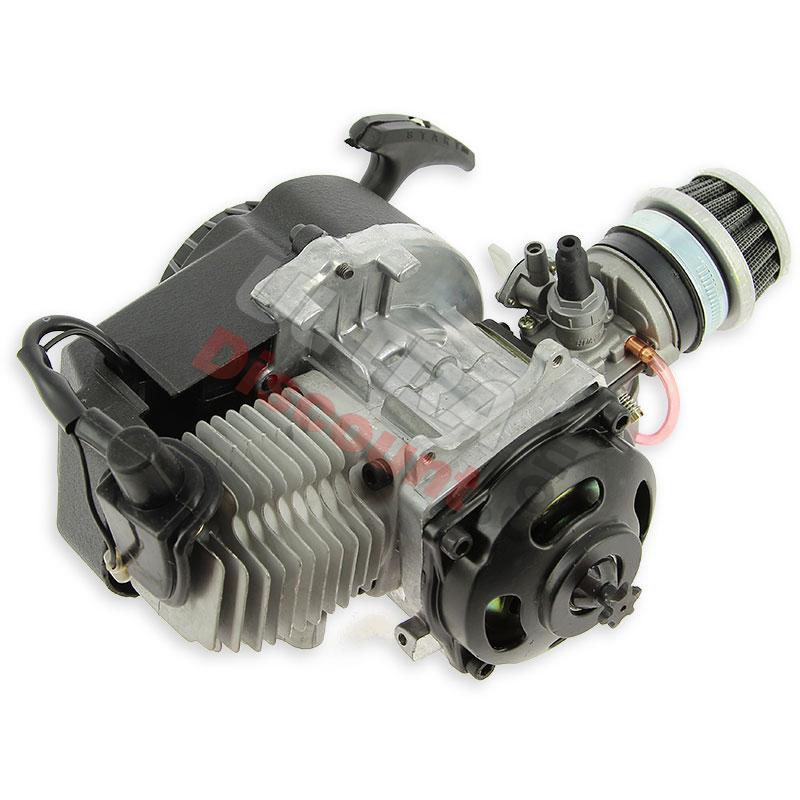 Engine 49cc for Pocket Bike (type 4) - Black Edition, Pocket Bike Nitro Parts