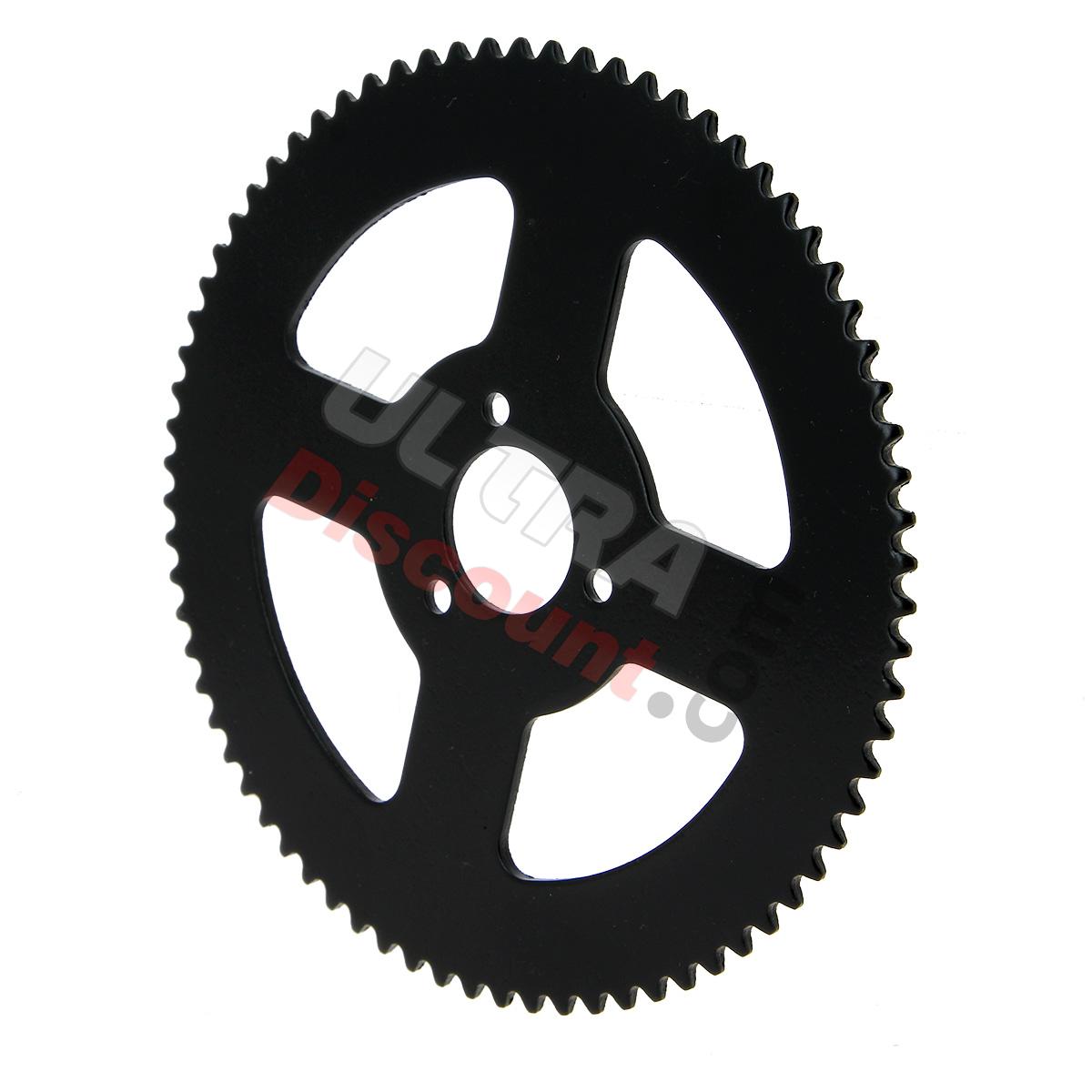 74 Tooth Reinforced Rear Sprocket small pitch, Pocket Bike Spare Parts