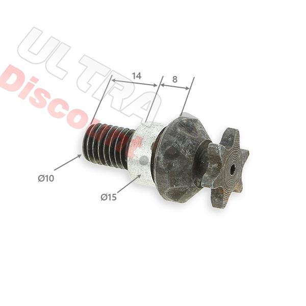 6 Tooth Reinforced Front Sprocket for TF8 chain 10mm American thread, Pocket Bike Spare Parts