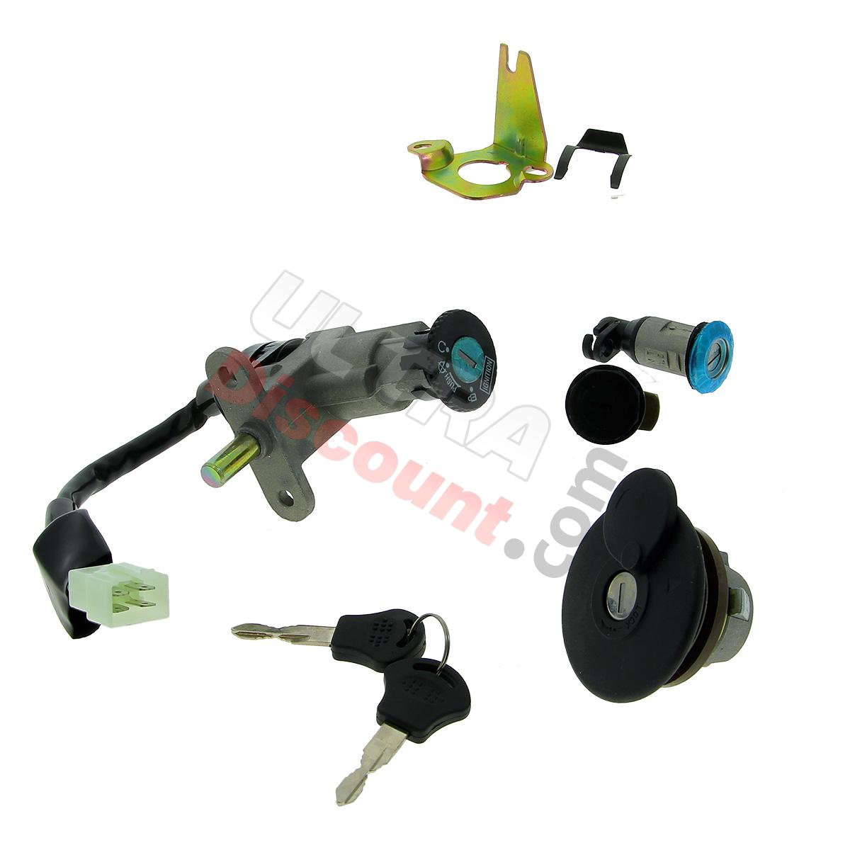 Complete Lock Assy for Jonway Scooter 50cc YY50QT-28A, Jonway Scooter Parts