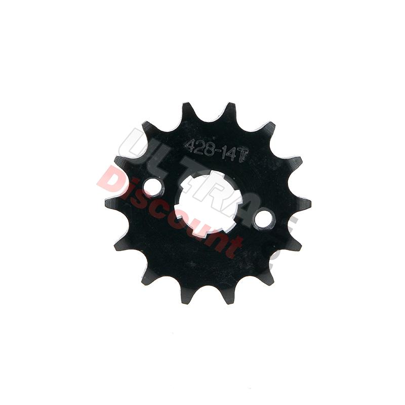 14 Tooth Front Sprocket for ATV Shineray Quad 200cc, Shineray Parts ATV 200STIIE and STIIEB