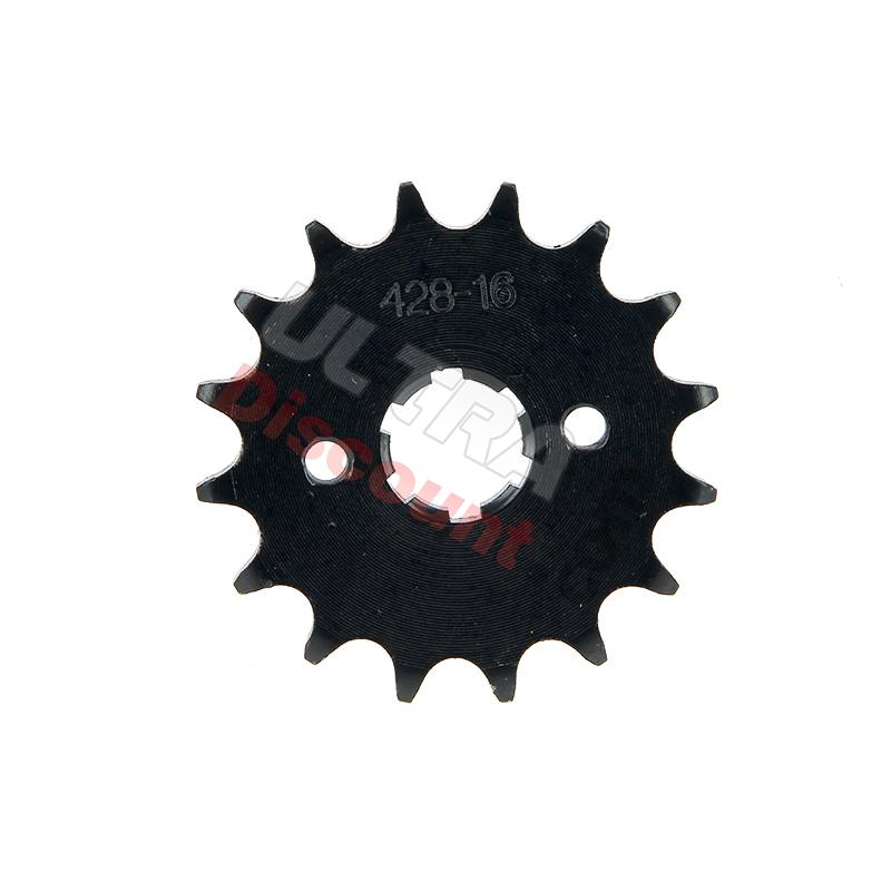 16 Tooth Front Sprocket for ATV Shineray Quad 200cc, Shineray Parts ATV 200STIIE and STIIEB