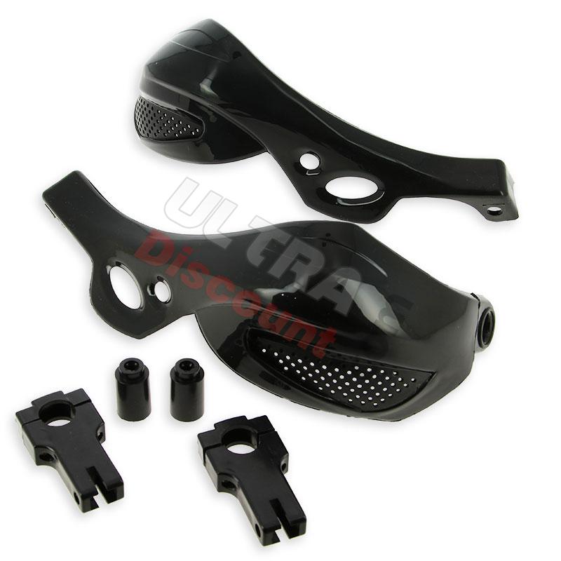 Hand Guard Kit for Quads - Black, Shineray Parts ATV 250 STXE