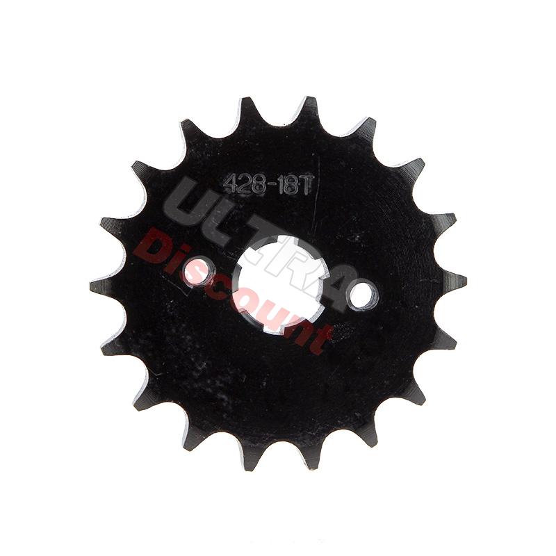 18 Tooth Front Sprocket for ATV Shineray Quad 250cc STXE, Shineray Parts ATV 250 STXE