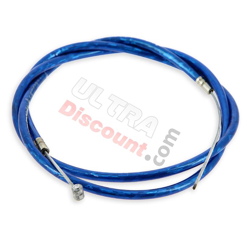 Custom Rear Brake Cable - Blue, Parts Pocket Blata MT4
