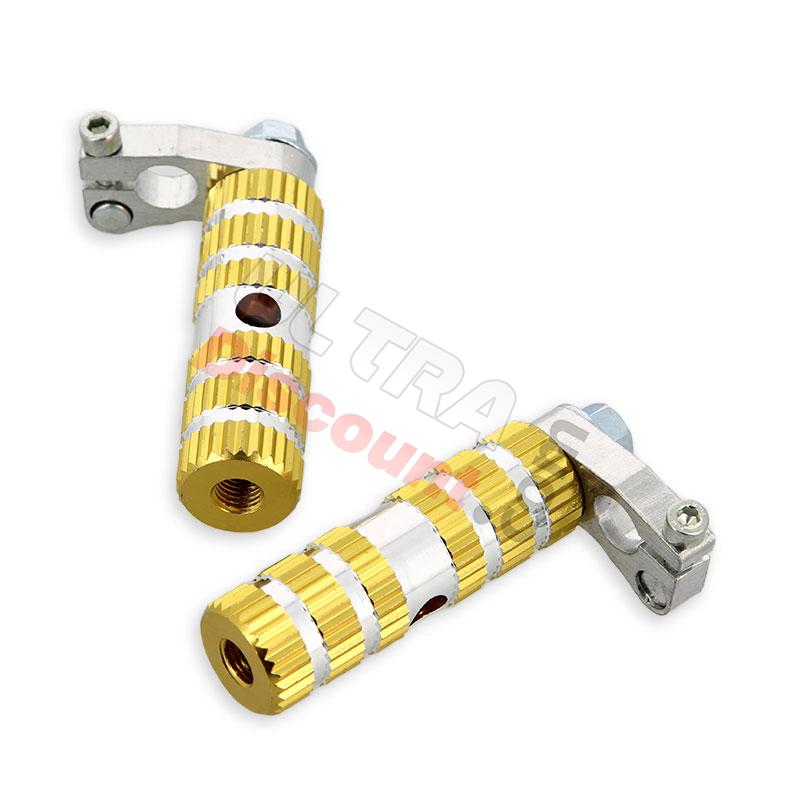 Aluminum Foot Pegs - TAF02 - Gold, Parts Pocket Blata MT4 Aluminum Foot Pegs - TAF02 - Gold, Parts Pocket Blata MT4
