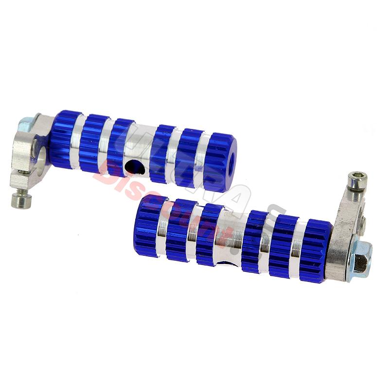 Aluminum Foot Pegs - TAF02 - Blue, Parts Pocket Blata MT4 Aluminum Foot Pegs - TAF02 - Blue, Parts Pocket Blata MT4