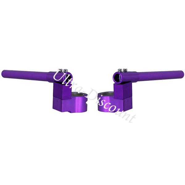 Custom Handle Bars for Pocket Bike (type 3) - Purple, Parts Pocket Blata MT4