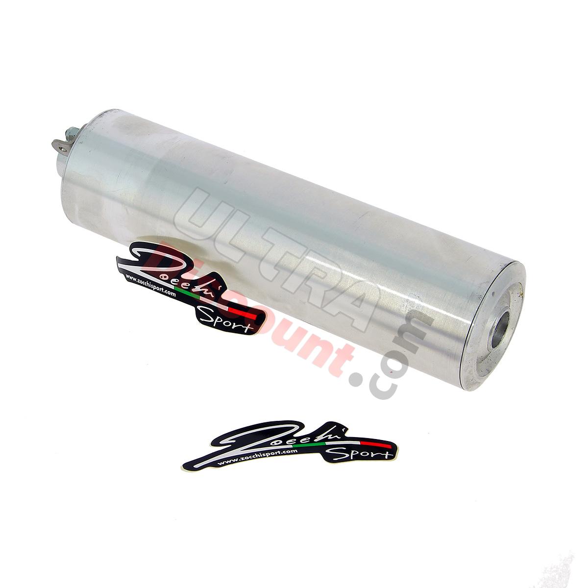 Muffler for Zocchi Exhaust for Pocket Bike - (215mm, 96Db), Parts Pocket Blata MT4