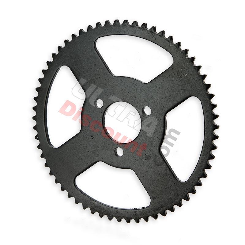62 Tooth Reinforced Rear Sprocket for Pocket Bike, Parts Pocket Blata MT4