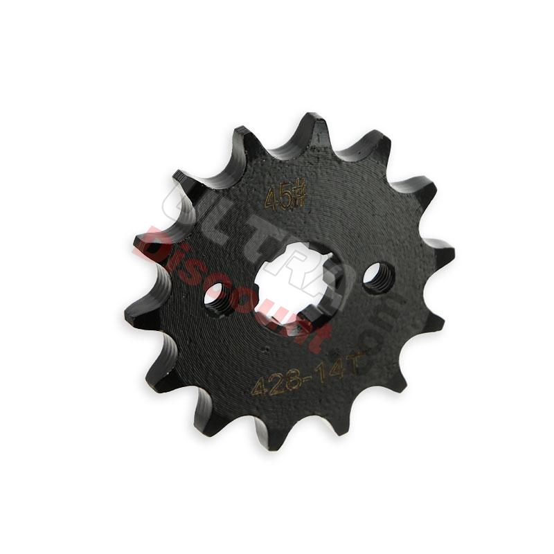 14 Tooth Front Sprocket for ACE 50cc ~ 125cc (428), Spare Parts Ace Skyteam