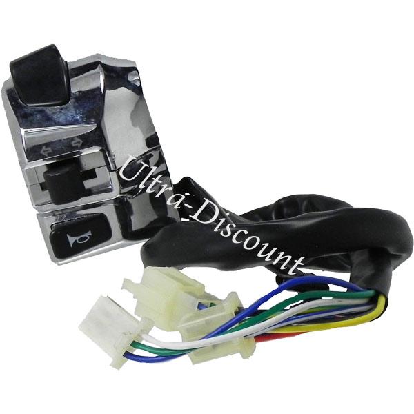 Left Switch Assy for Baotian Scooter BT49QT-11 (type 2), Baotian Parts - BT49QT-11