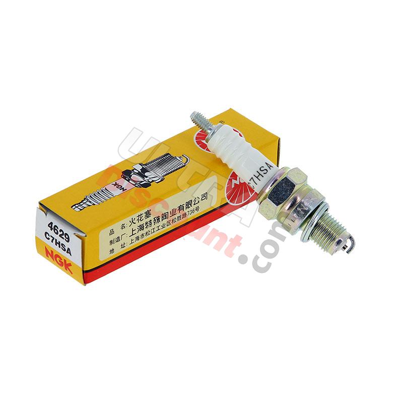 NKG Spark Plug C7HSA for Baotian Scooter BT49QT-7, Baotian Parts - BT49QT-7