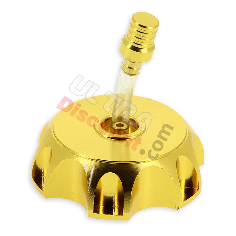Custom Gas Tank Cap for Bashan ATV 200cc (Gold, BS200S-3), Bashan Parts ATV 200cc BS200S-3