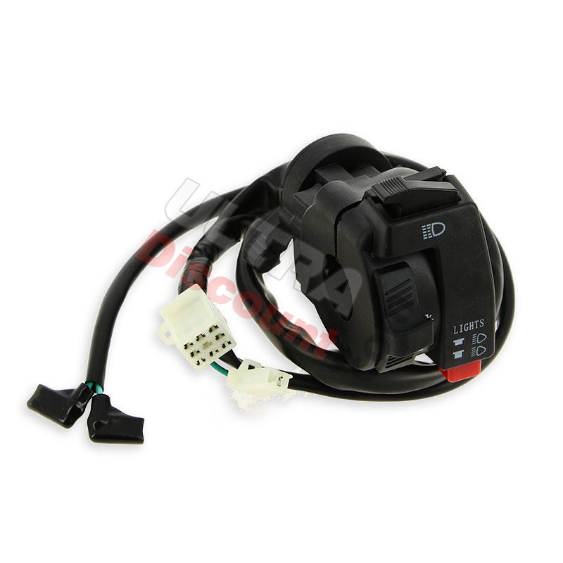 Left Switch Assembly for ATV Bashan Quad 200cc (BS200S-7), Bashan Parts ATV 200cc BS200S7