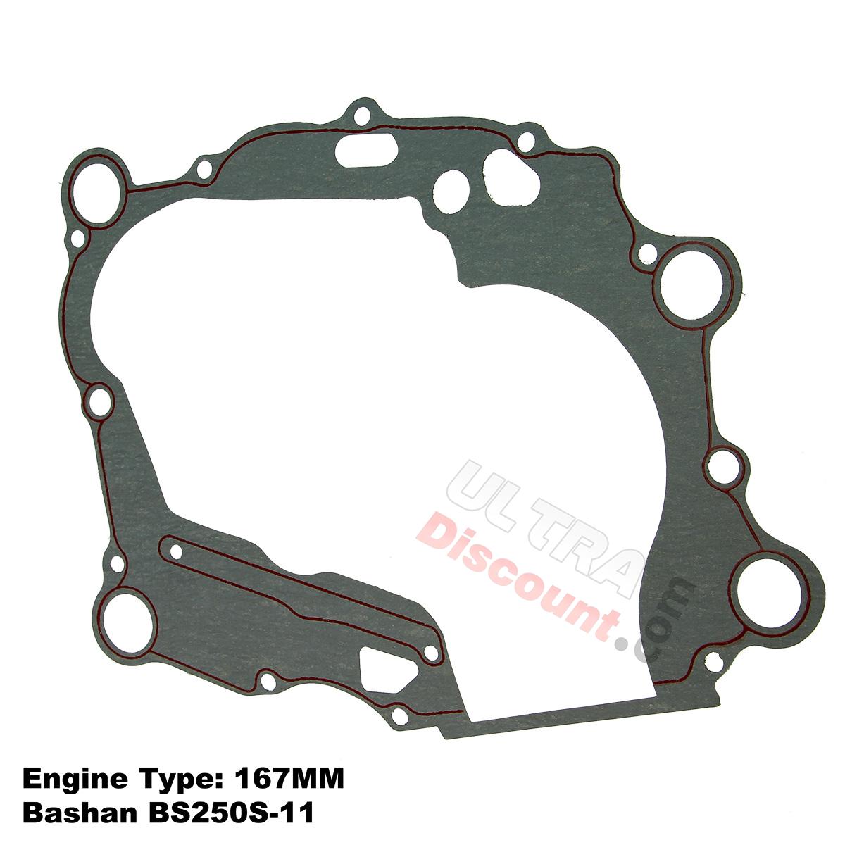 Crankcase Housing Gasket for Bashan BS250S-11 (167MM), Bashan Parts ATV 250cc BS250S11