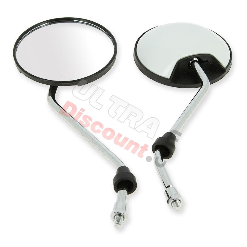 Pair of mirrors for Citycoco scooter - White, Citycoco spare parts