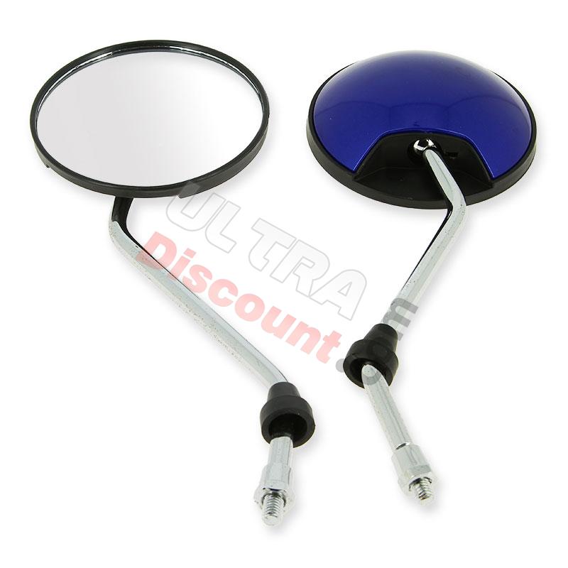 Pair of mirrors for Citycoco Shopper - Blue Metallic, citycoco shopper parts