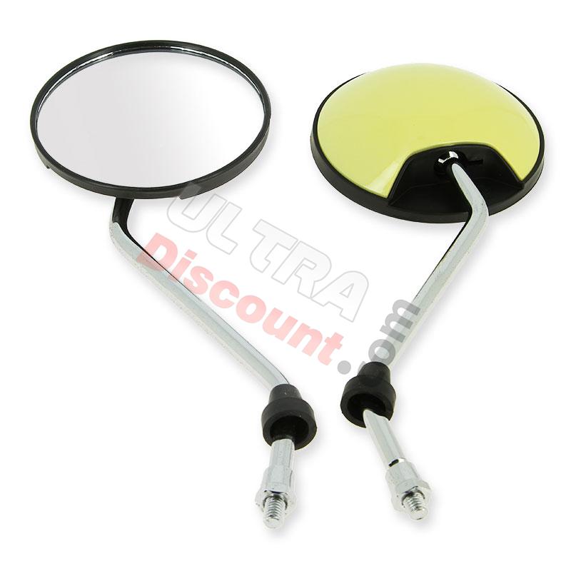 Pair of mirrors for Citycoco Shopper - Yellow Pastel, citycoco shopper parts Pair of mirrors for Citycoco Shopper - Yellow Pastel, citycoco shopper parts