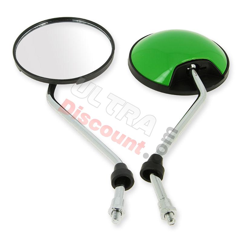 Pair of mirrors for Citycoco scooter - Green, Citycoco spare parts Pair of mirrors for Citycoco scooter - Green, Citycoco spare parts