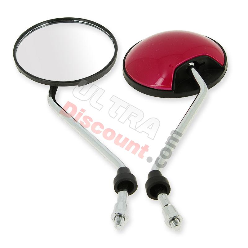 Pair of mirrors for Citycoco scooter - Red, Citycoco spare parts