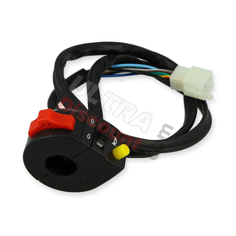 Left Switch Assembly for Citycoco - Black, Citycoco spare parts Left Switch Assembly for Citycoco - Black, Citycoco spare parts