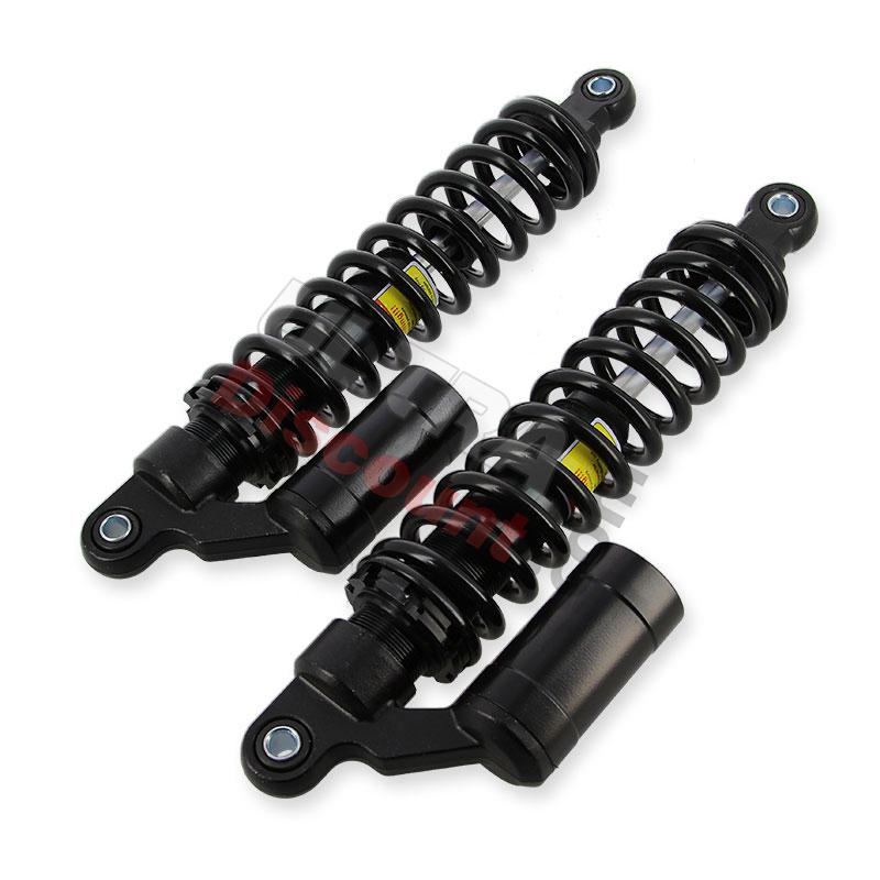 Pair of front Shock Absorbers 330mm for Quad chinois 200cc Black (type2), 200cc Chinese ATV Parts