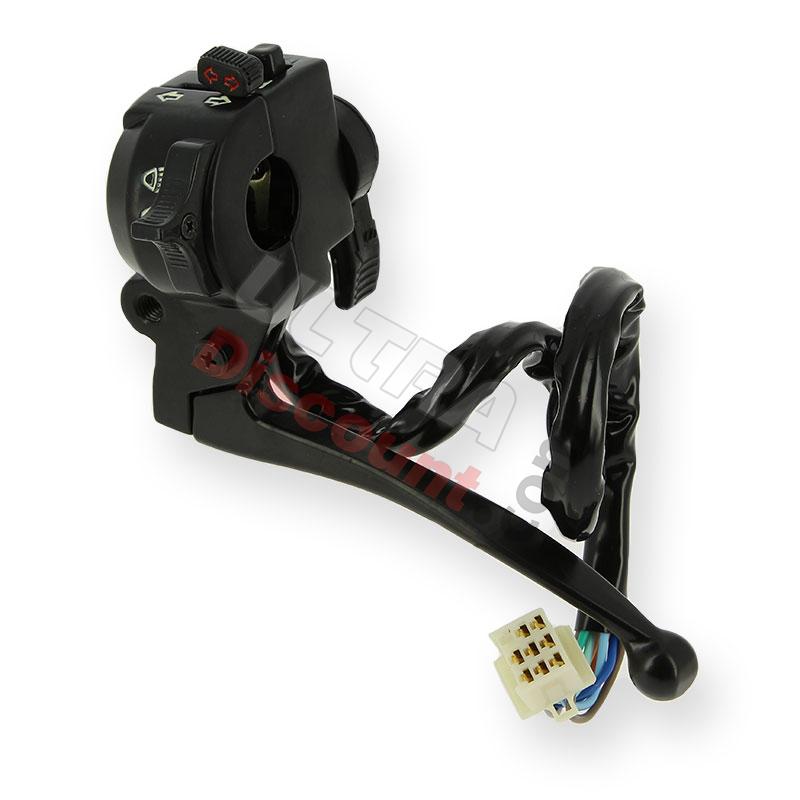 Left Switch Assembly for Dax 50cc ~ 125cc - Black, Dax Skymax Parts