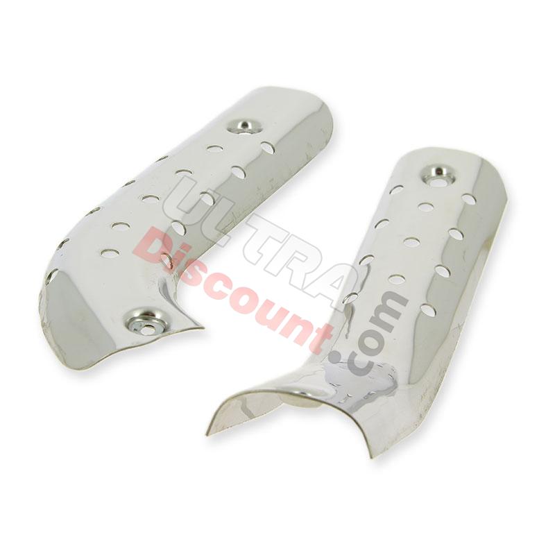 Chrome exhaust panels for Skyteam Dax 50-125cc, Dax Skymax Parts Chrome exhaust panels for Skyteam Dax 50-125cc, Dax Skymax Parts