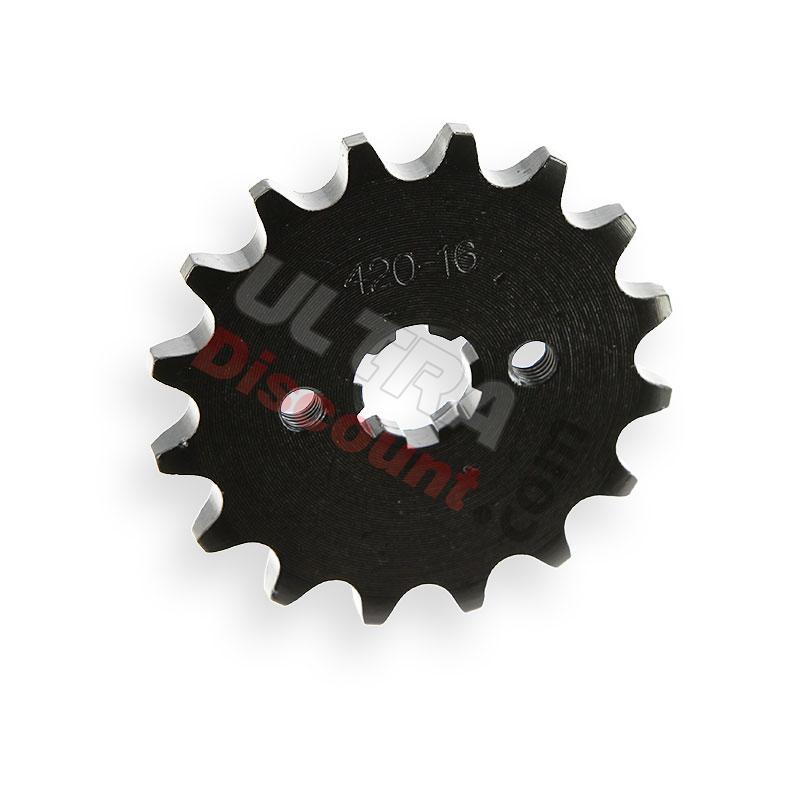 16 Tooth Front Sprocket for Dax 50cc ~ 125cc (420), Dax Skymax Parts