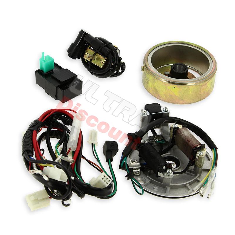 Complete Ignition Kit for Dirt Bike 110cc Kick Start, Dirt Bike Spare Parts