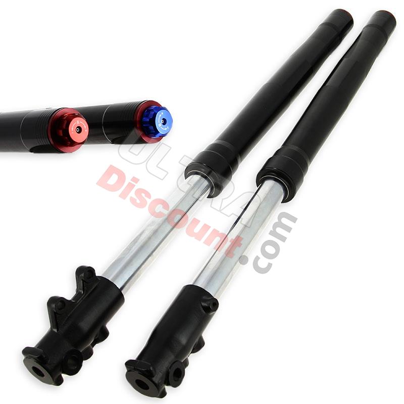 Hight Quality Front 735 Fork Tubes, single adjustment, 12 axles - Black, Dirt Bike Spare Parts