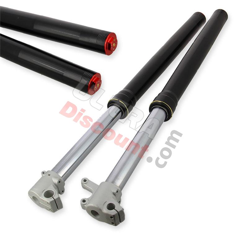 Hight Quality Front Fork Tubes 800mm, single adjustment, 15mm axles - Black, Dirt Bike Spare Parts
