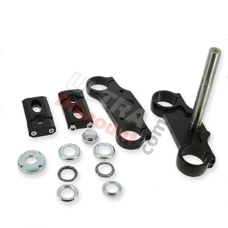 Complete Front Fork Yoke 45x48x160 for Dirt Bike - BLACK, Dirt Bike Spare Parts