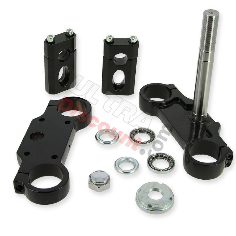 Complete Front Fork Yoke 45x48x160 for Dirt Bike (type 3) - BLACK, Dirt Bike Spare Parts Complete Front Fork Yoke 45x48x160 for Dirt Bike (type 3) - BLACK, Dirt Bike Spare Parts