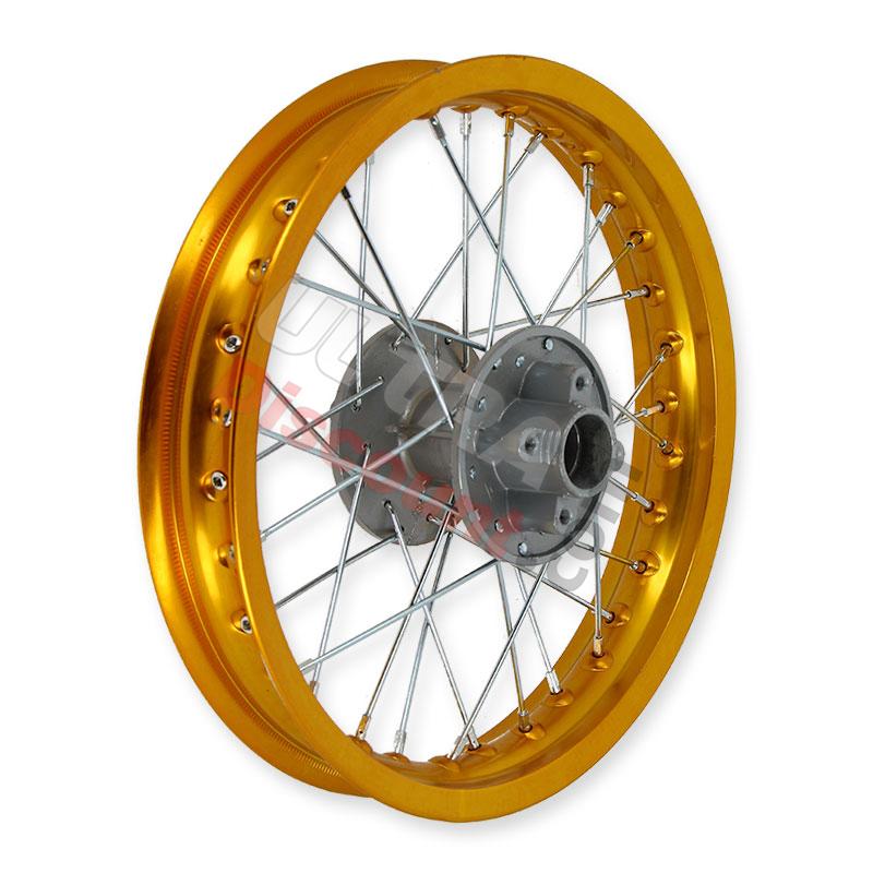 14'' Rear Rim for Dirt Bike (type 1) - Gold, Dirt Bike Spare Parts 14'' Rear Rim for Dirt Bike (type 1) - Gold, Dirt Bike Spare Parts