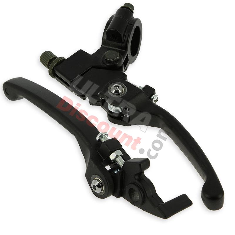 Pair of UD Racing Aluminum Levers for Dirt Bike - Black, Dirt Bike Spare Parts