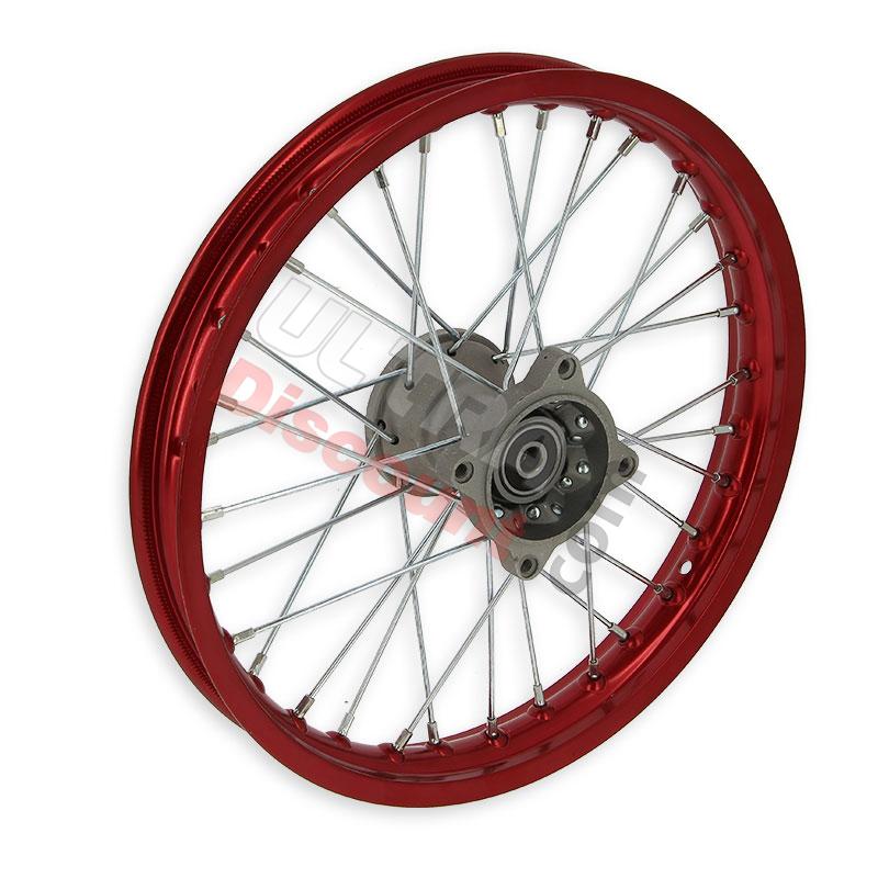 14'' Front Rim for Dirt Bike AGB30 (Ø12mm, type 4) - Red, Dirt Bike Spare Parts 14'' Front Rim for Dirt Bike AGB30 (Ø12mm, type 4) - Red, Dirt Bike Spare Parts