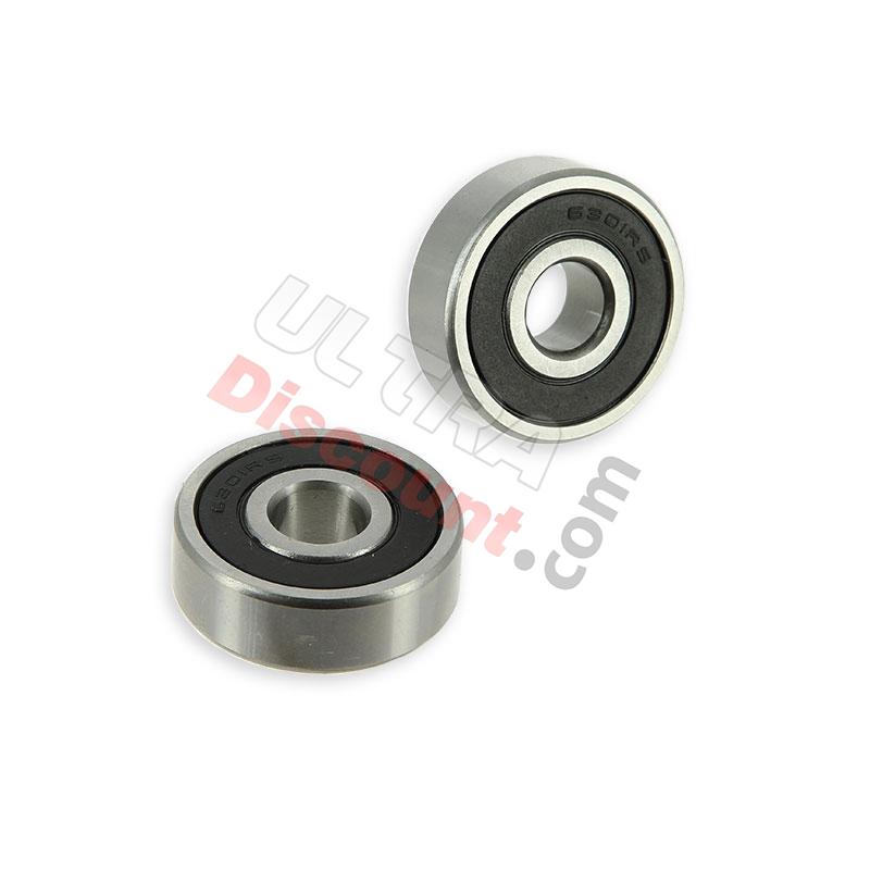 Pair of Wheel Bearings Ø12 for Dirt Bike 6301-RS, Dirt Bike Spare Parts