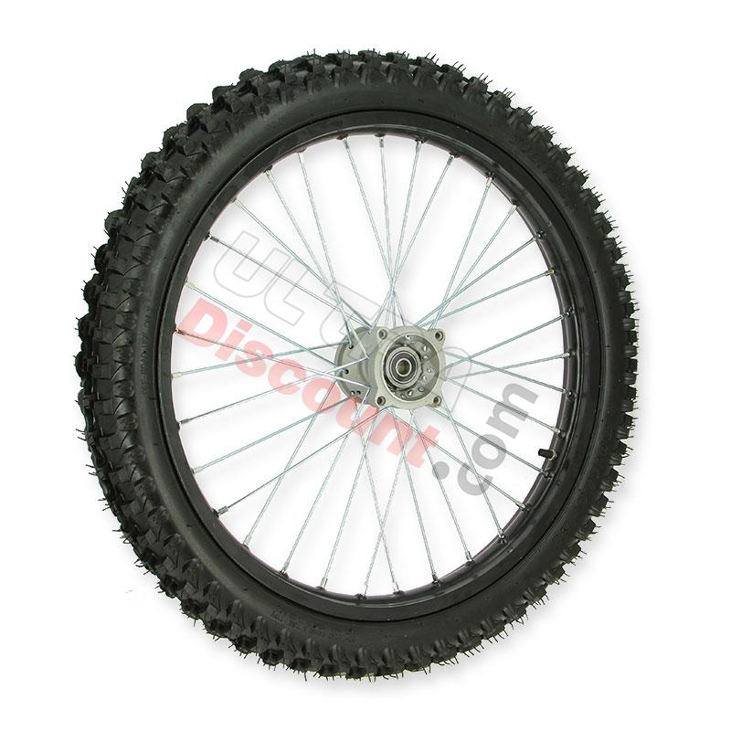 21'' Front Wheel for Dirt Bike AGB30 - Black, Dirt Bike Spare Parts