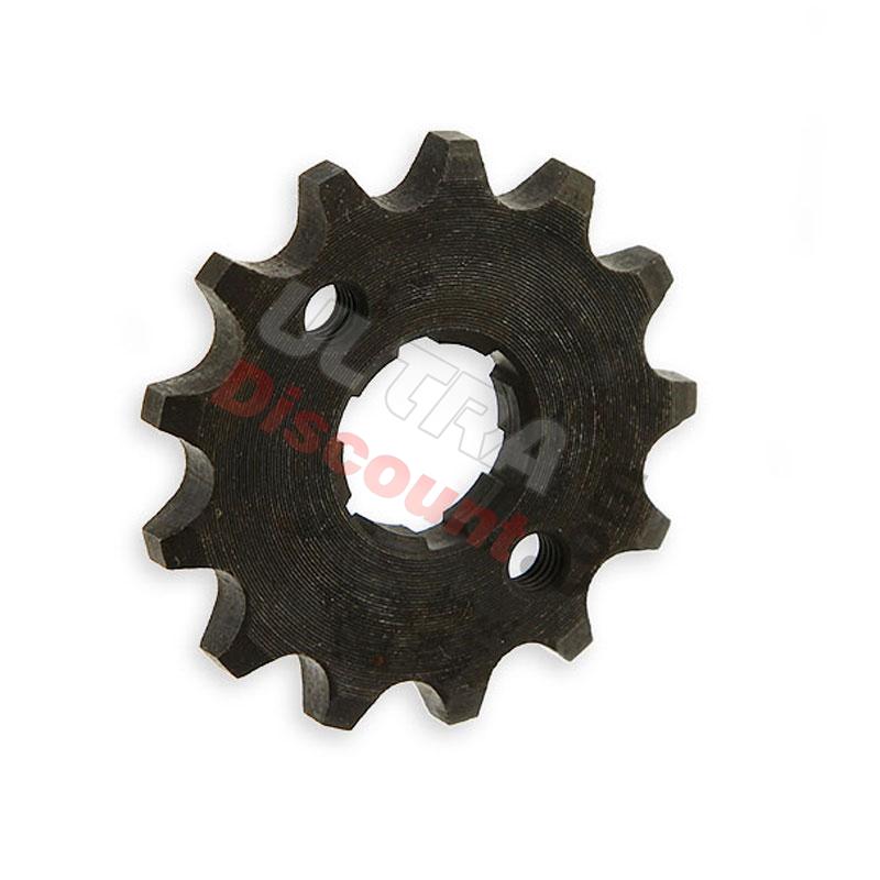 13 Tooth Reinforced Front Sprocket for Dirt Bike (420 - Ø:17mm), Dirt Bike Spare Parts