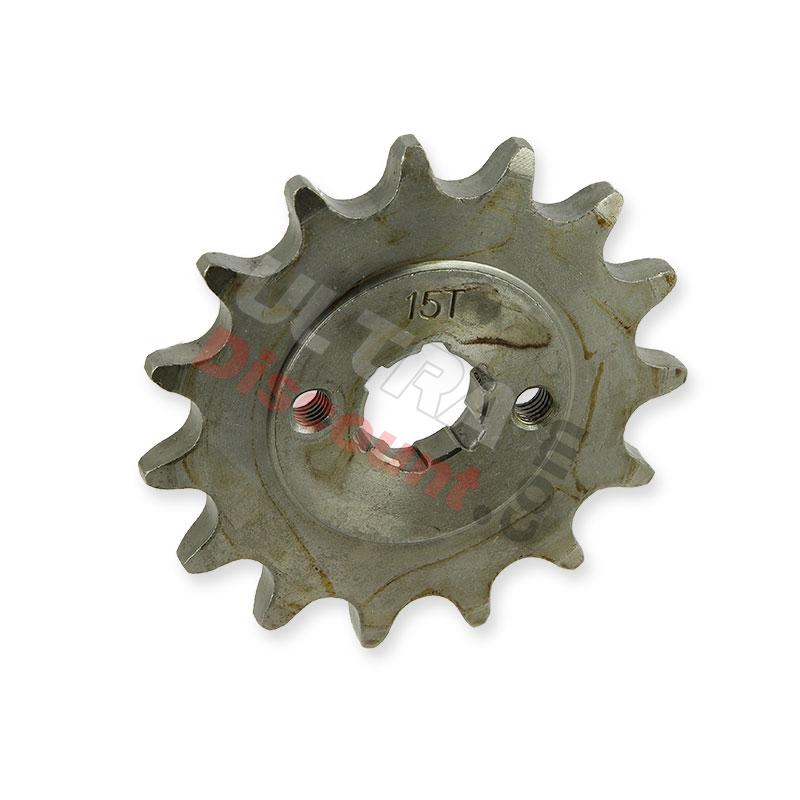 Duty 15 Tooth Front Sprocket (520 : Ø:20mm) for Shineray ATV 250 STIXE ST9E, Shineray Parts ATV 250 STIXE ST9E