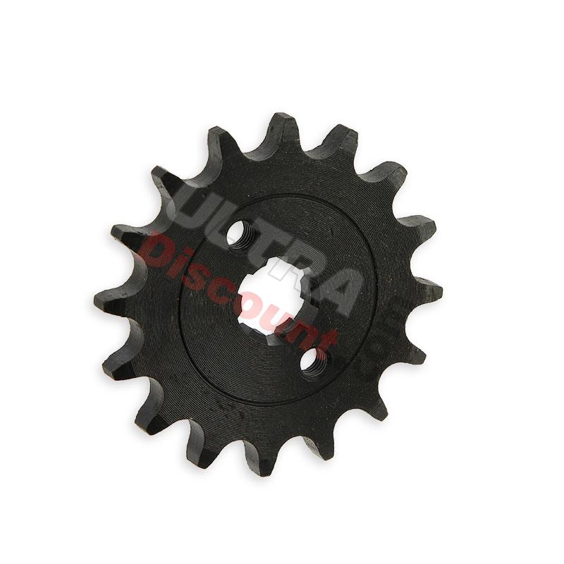16 Tooth Reinforced Front Sprocket for Dirt Bike (428 : Ø:17mm), Dirt Bike Spare Parts