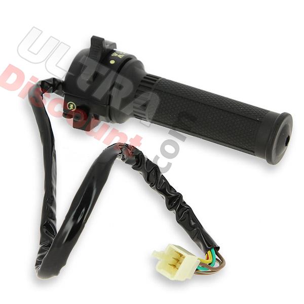 Right Switch Assembly for Skyteam Bubbly 50cc ~ 125cc (Before 10-2015) - Black, Spare Parts Bubbly Skyteam