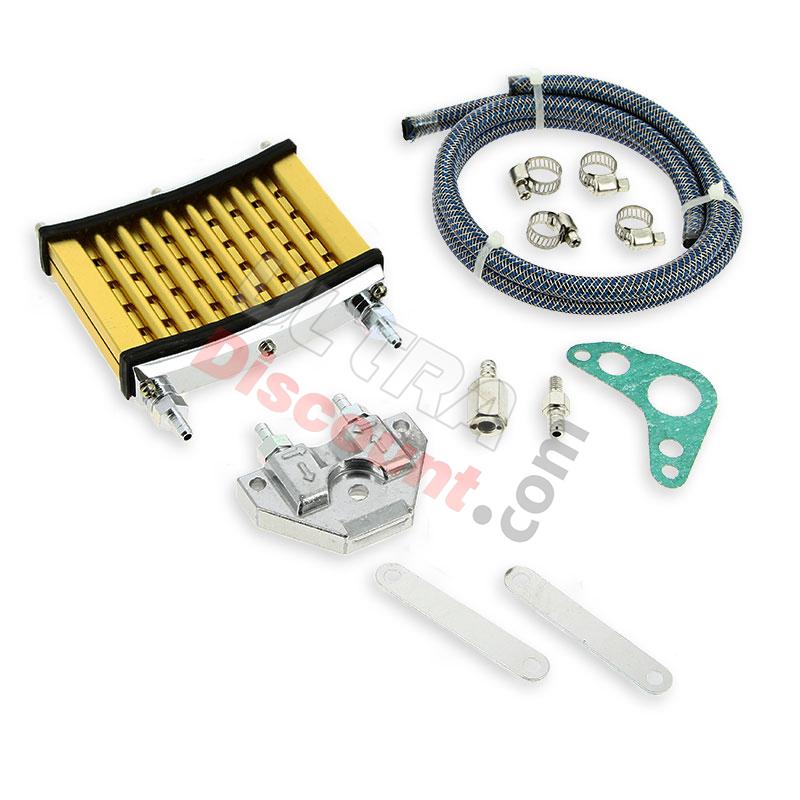 UD Racing Oil Cooler for Monkey - Gorilla - Gold, Monkey - Gorilla Spare Parts