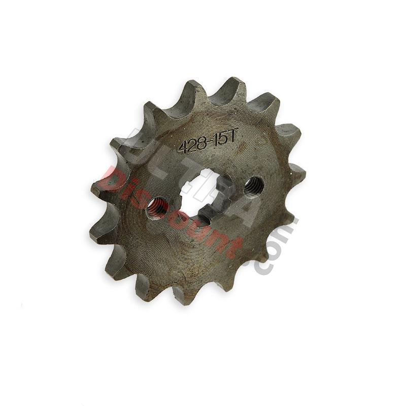 15 Tooth Front Sprocket for Pbr 50cc ~ 125cc (428), PBR Skyteam ZB Honda Spare Parts