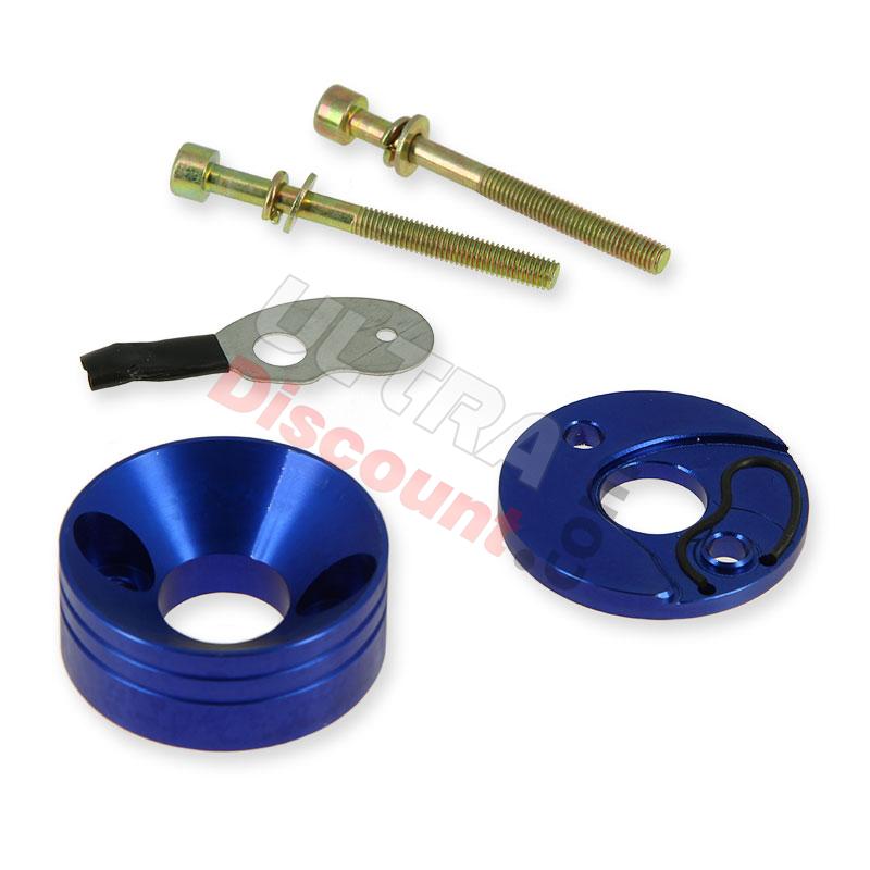 Adapter for 30mm Air Filter + Integrated Choke (Blue), Dirt Nitro Parts