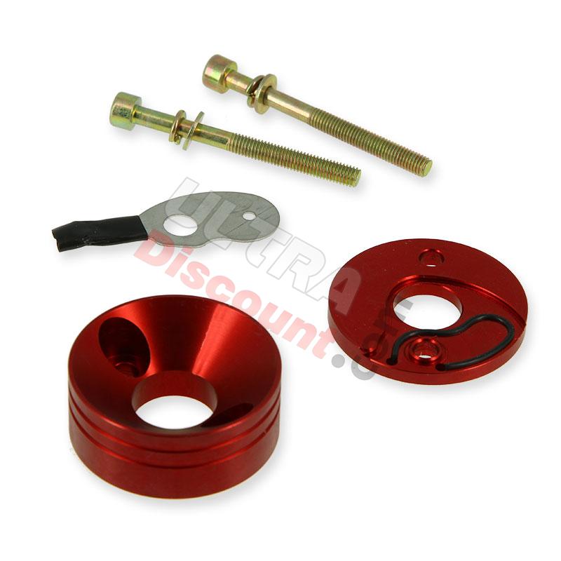 Adapter for 30mm Air Filter + Integrated Choke (Red), Dirt Nitro Parts