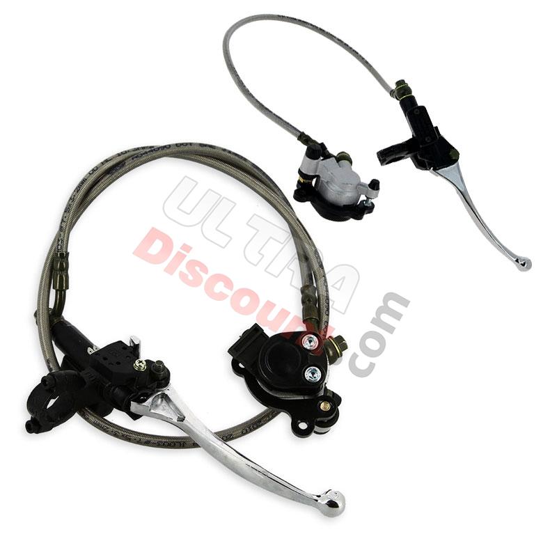 Front + Rear Hydraulic Brake Kit, Pocket Bike Nitro Parts